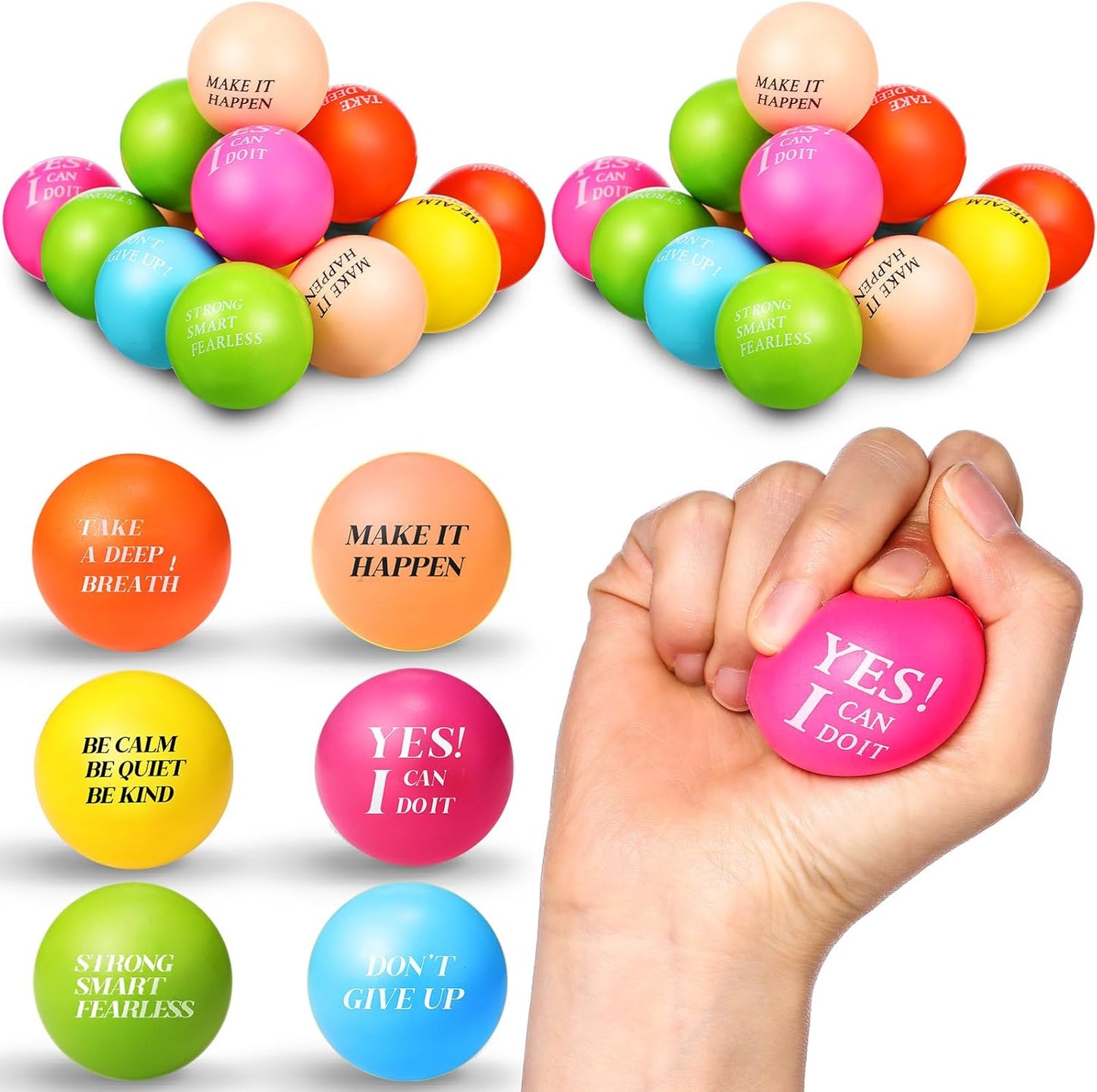 Motivational Stress Balls for Stress Relief & Employee Appreciation