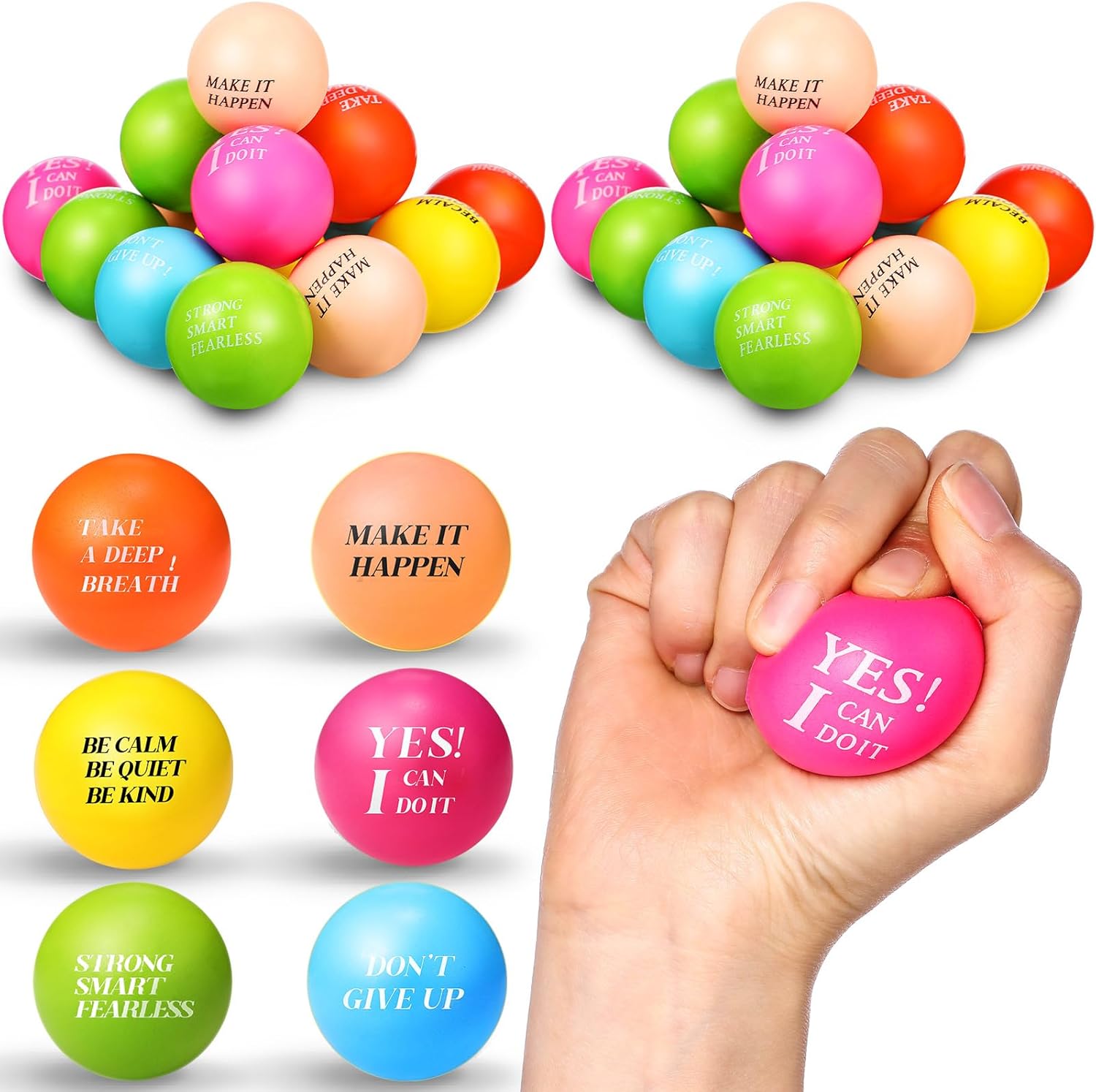 Motivational Stress Balls for Stress Relief & Employee Appreciation