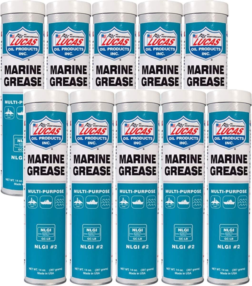Marine Grease 14oz Pack of 10 for Heavy Duty Applications
