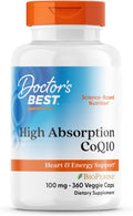 Doctors BEST High Absorption CoQ10 100 mg - Heart & Energy Support