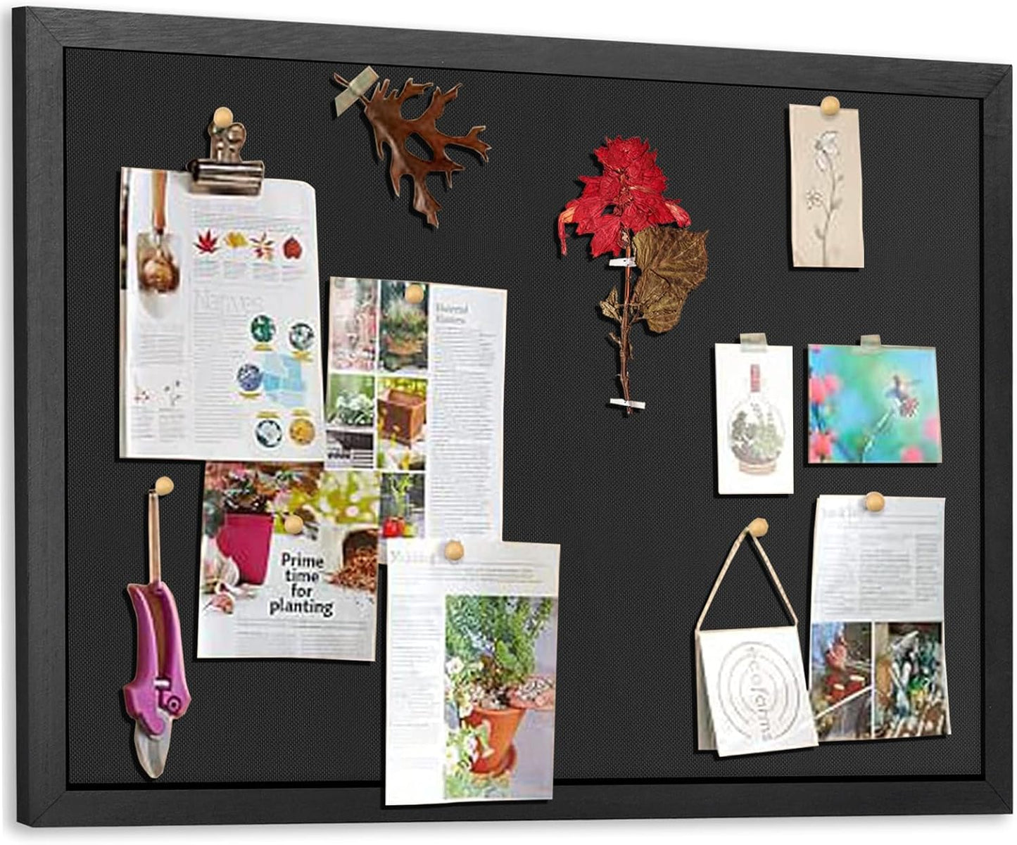 Miratino Large Bulletin Board for Home School Office Decor