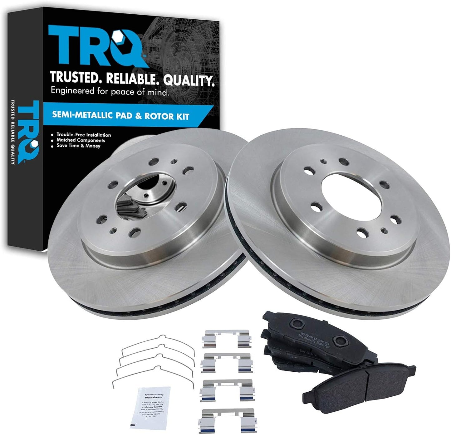 TRQ Front Brake Pad & Rotor Kit for 2009 Ford F-150