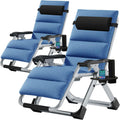 Zero Gravity Chair Reclining Lounge Chair with Removable Cushion