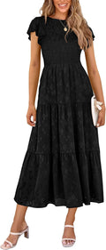 PRETTYGARDEN Wedding Guest Dresses for Women 2025 Summer Floral