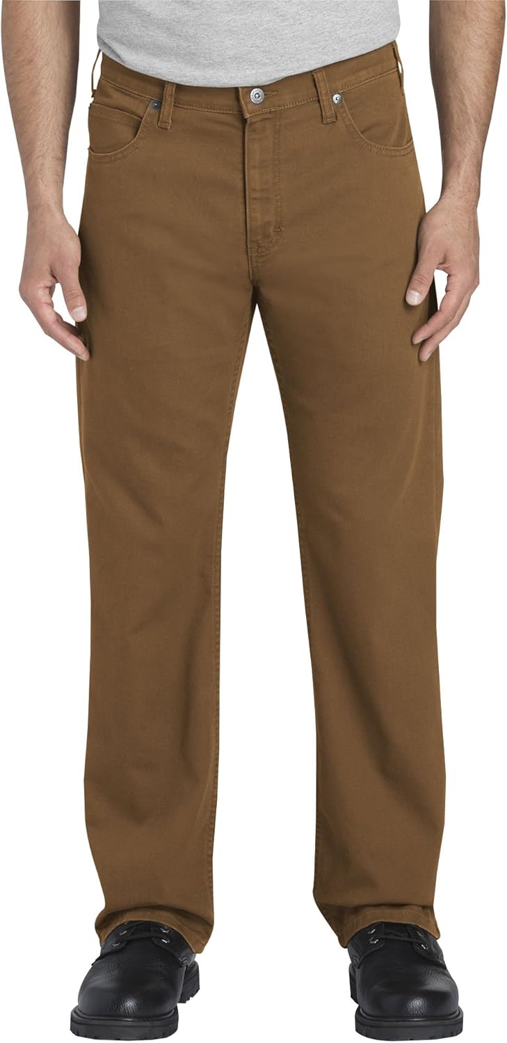 Dickies Flex Regular Fit Duck Pants with Five Pockets and Comfort