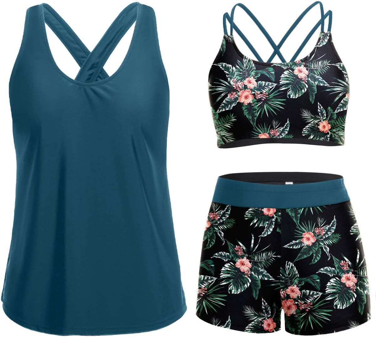 Tankini Swimsuits for Women with Tummy Control by Holipick
