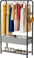 Clothes Garment Coat Rack Drying Clothing Racks - Portable 72in