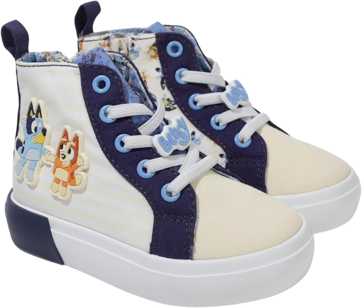 Ground Up Bluey Sneakers for Kids - Unisex High-top Shoes