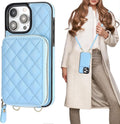 Bocasal Crossbody Wallet Case for iPhone 15 Pro Max - RFID Secure