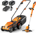 LawnMaster 24V Max 13-in Lawn Mower and 10-in Trimmer Combo - Cordless