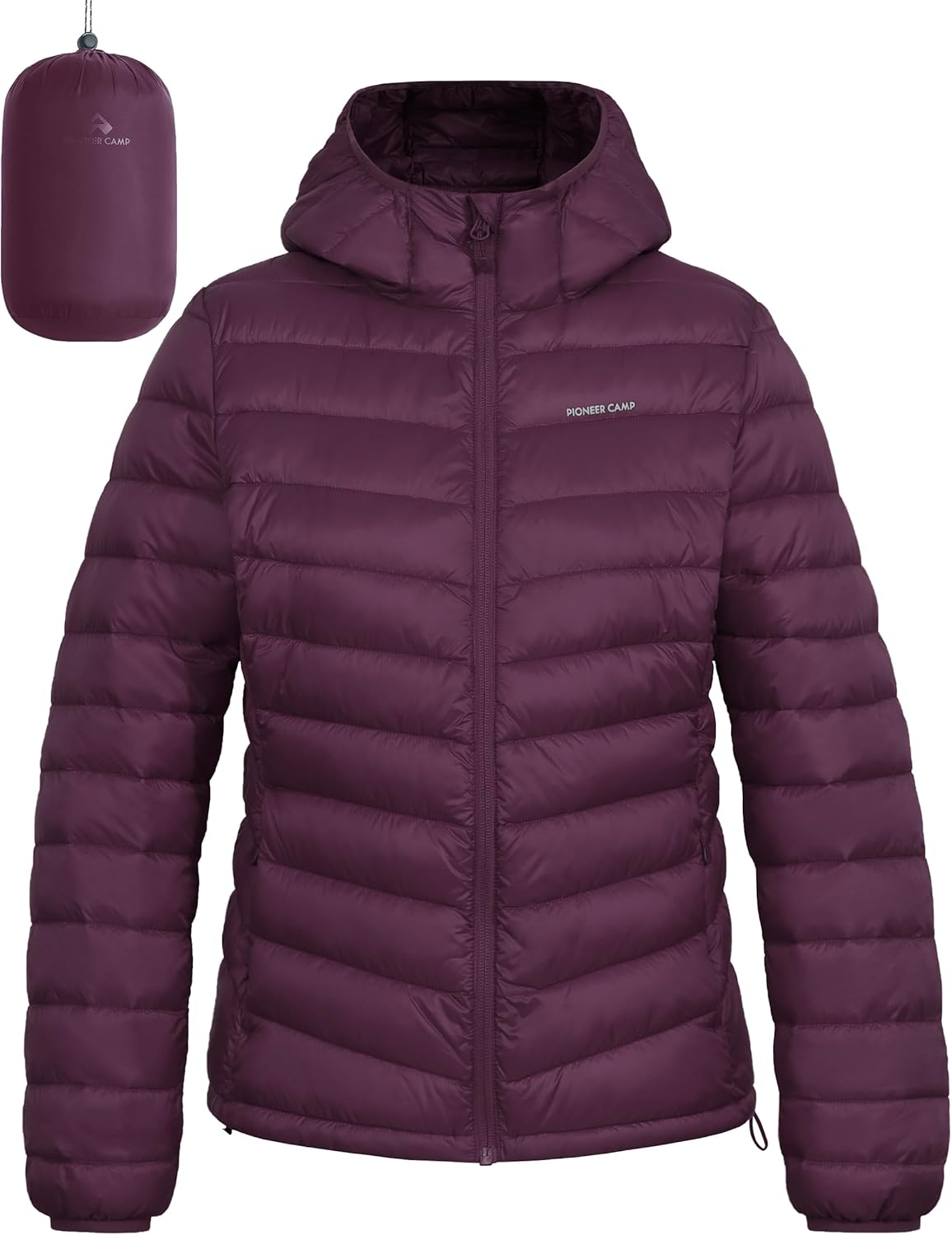 Packable Puffer Jacket for Women - Lightweight & Water-Repellent