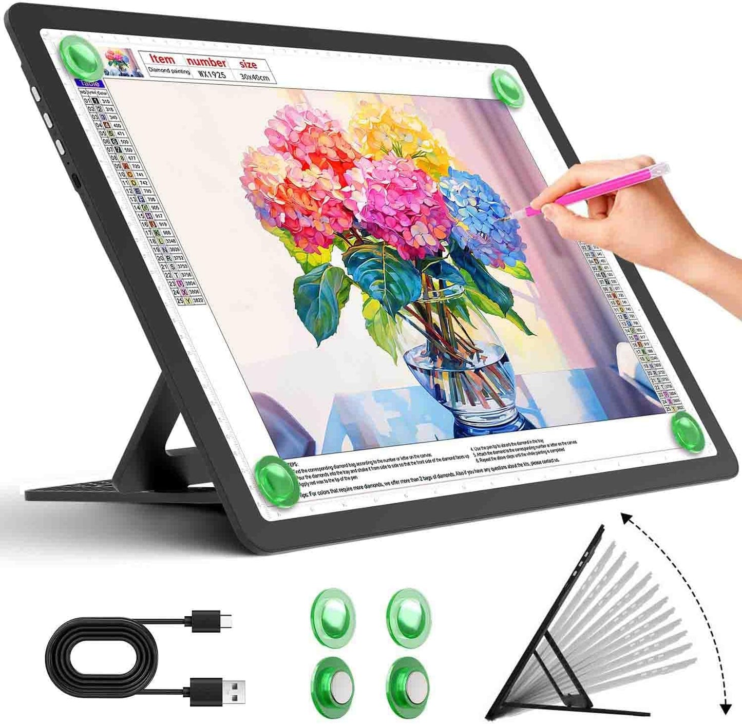 Zocelight A3 Light Board: Super Bright Magnetic Tracing Pad