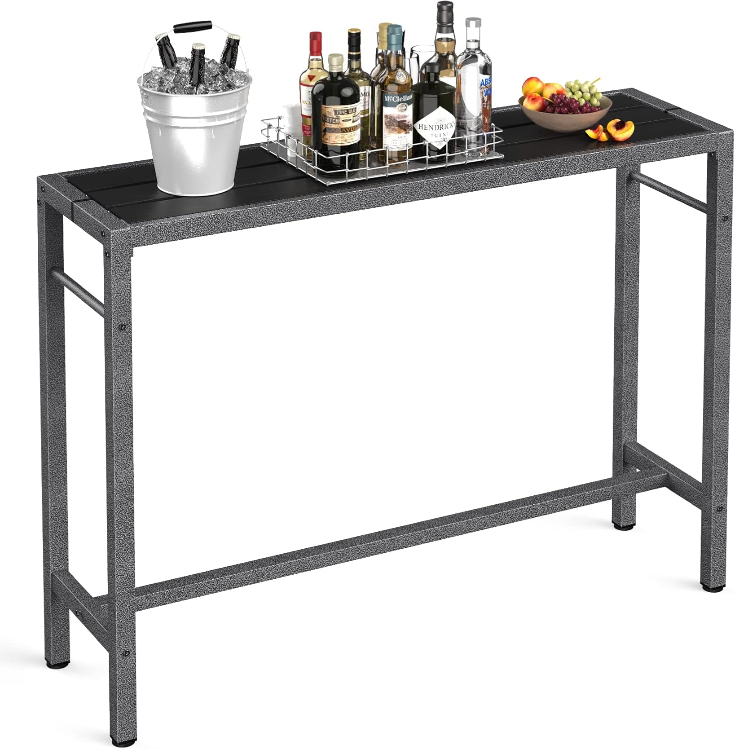Mr IRONSTONE Outdoor Bar Table for Stylish Patio Dining