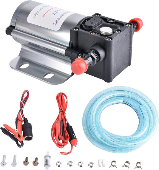 High Efficiency 12 Volt Fuel Transfer Pump Kits for Liquids