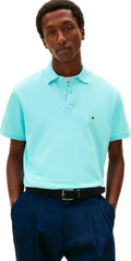 Mens Short Sleeve Polo Shirt Classic Fit with Organic Cotton