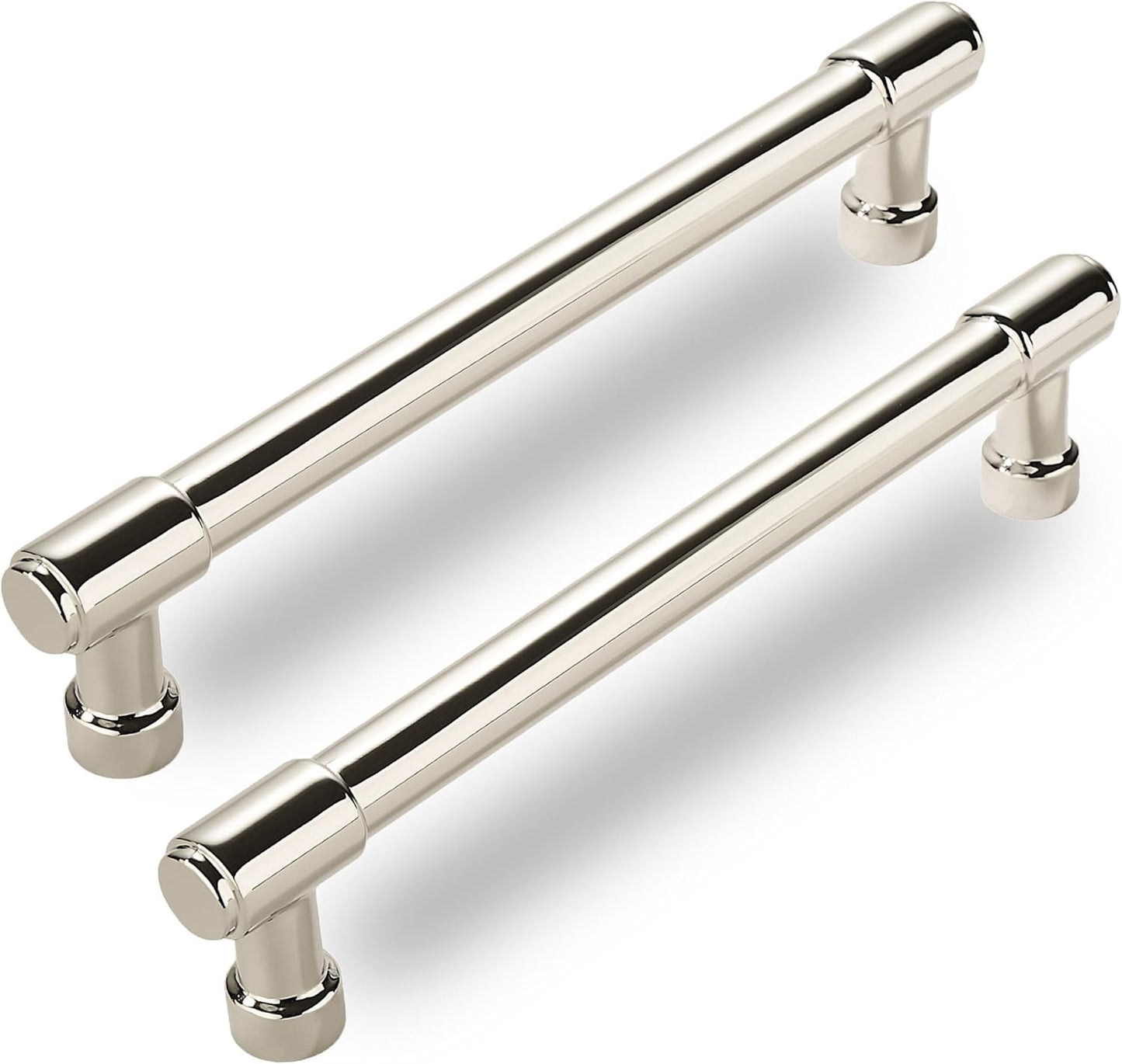 10 Pack Polished Nickel Cabinet Pulls for Kitchen Hardware