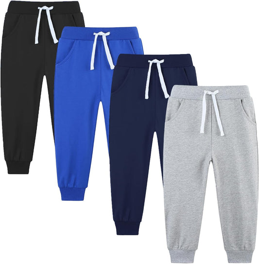Toddler and Kids Boys Sweatpants Joggers for Active Wear