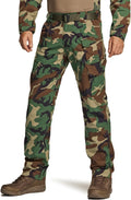 CQR Men's Flex Ripstop Tactical Pants - Water Resistant (Style SRTD)