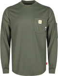 BOCOMAL FR Shirts for Men Melt Pocket Lightweight Crew