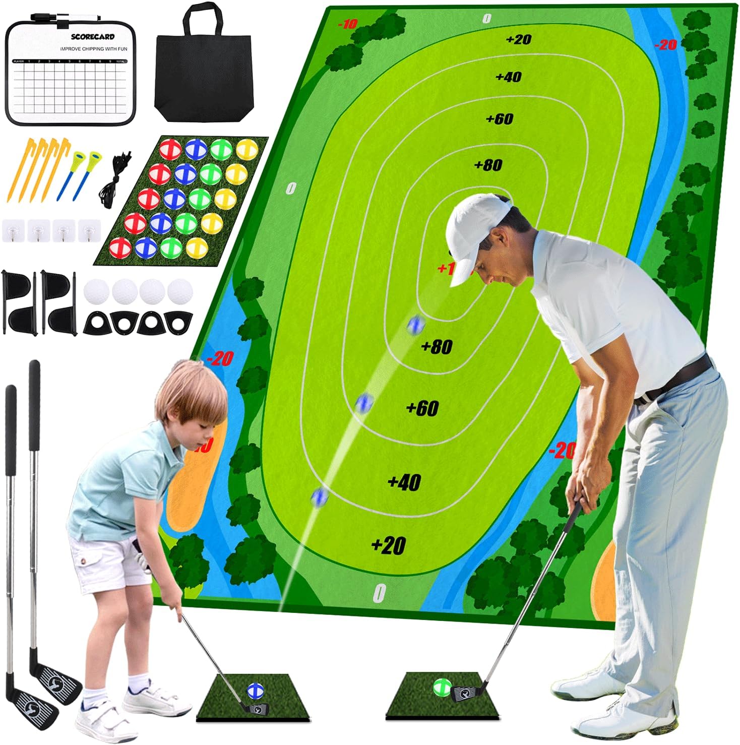 AETISY Golf Chipping Game Set - Family Fun!