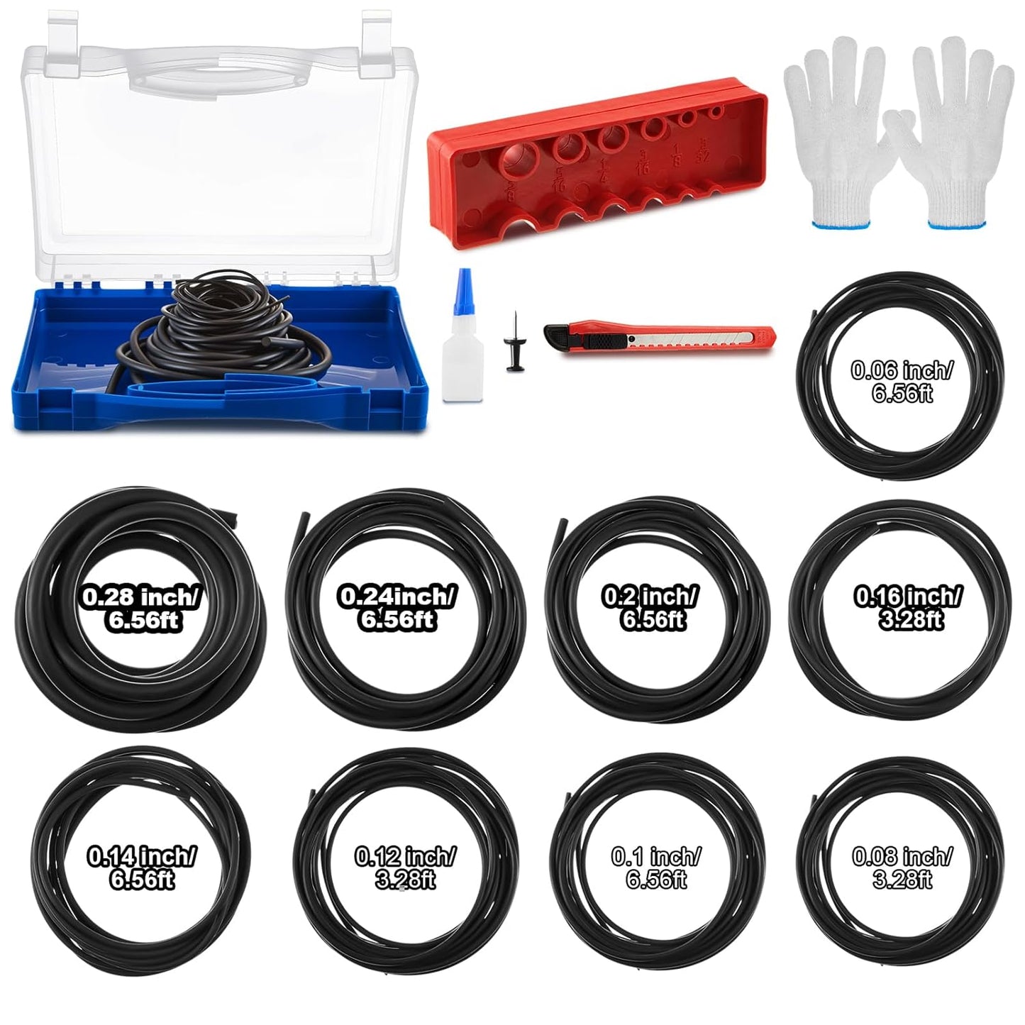 Nuanchu Buna-N O Ring Splicing Kit for Automotive and Plumbing