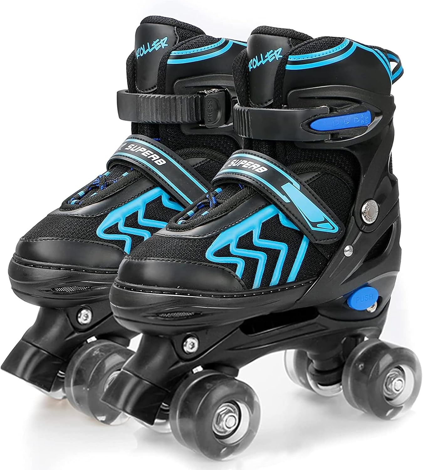 Kids Roller Skates for Boys Girls with Light Up Wheels Fun