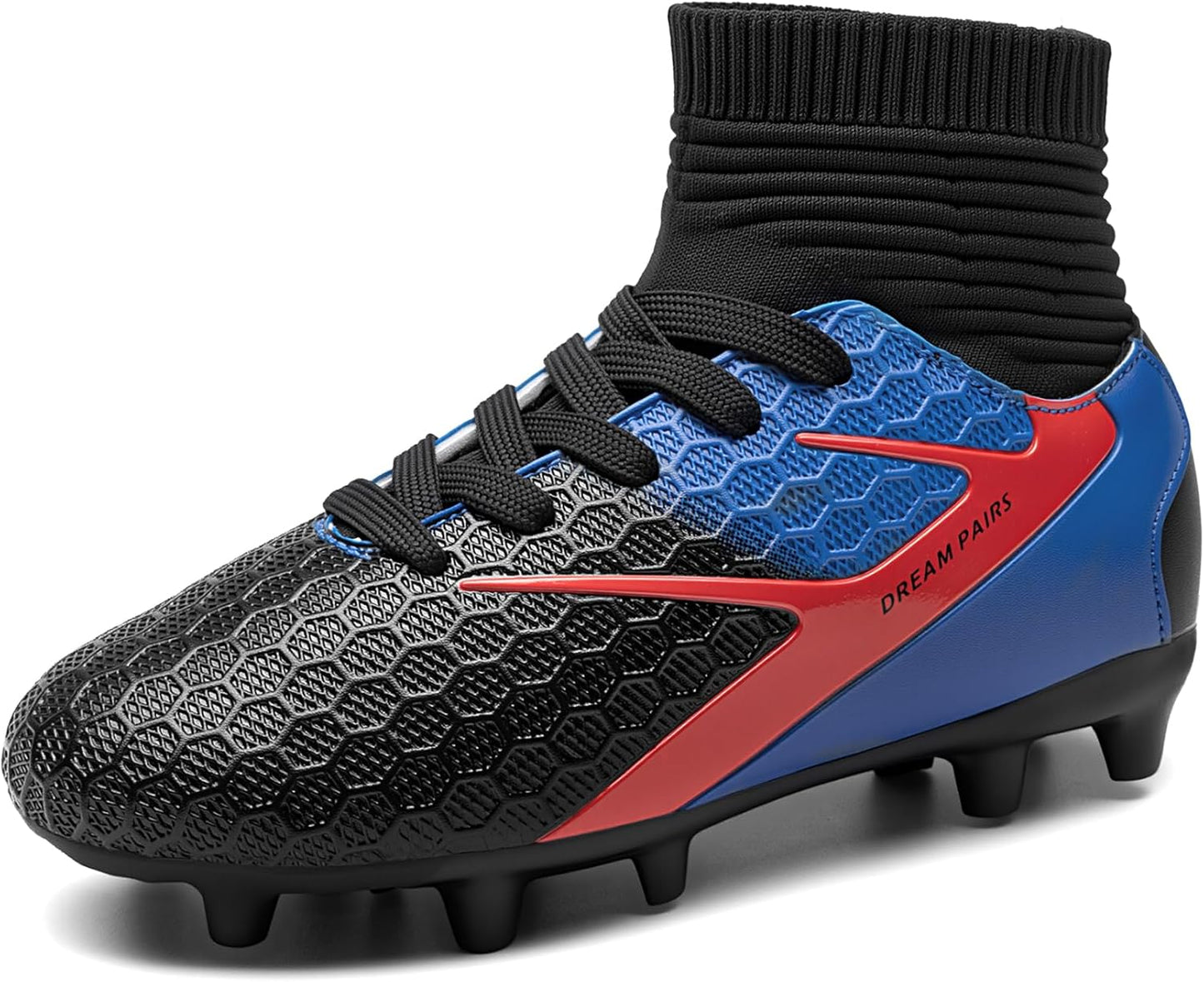 DREAM PAIRS Youth Soccer Cleats for Kids - High Top Football Shoes