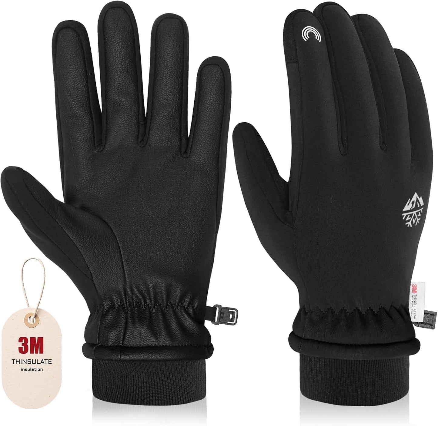 RIGWARL Winter Gloves - Touch Screen, Warm & Windproof