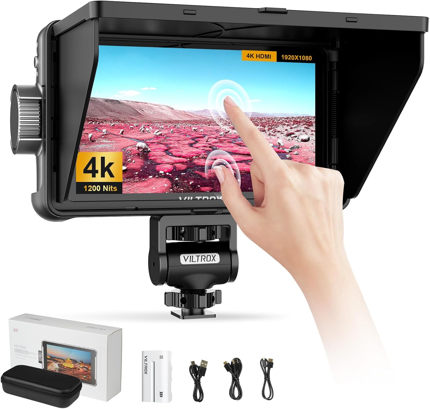 VILTROX DC 550 5.5in Camera Field Monitor for DSLR Use
