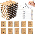 Christian Gifts Bulk 30 Sets Spiral Notebooks with Bamboo Pens - Bulk
