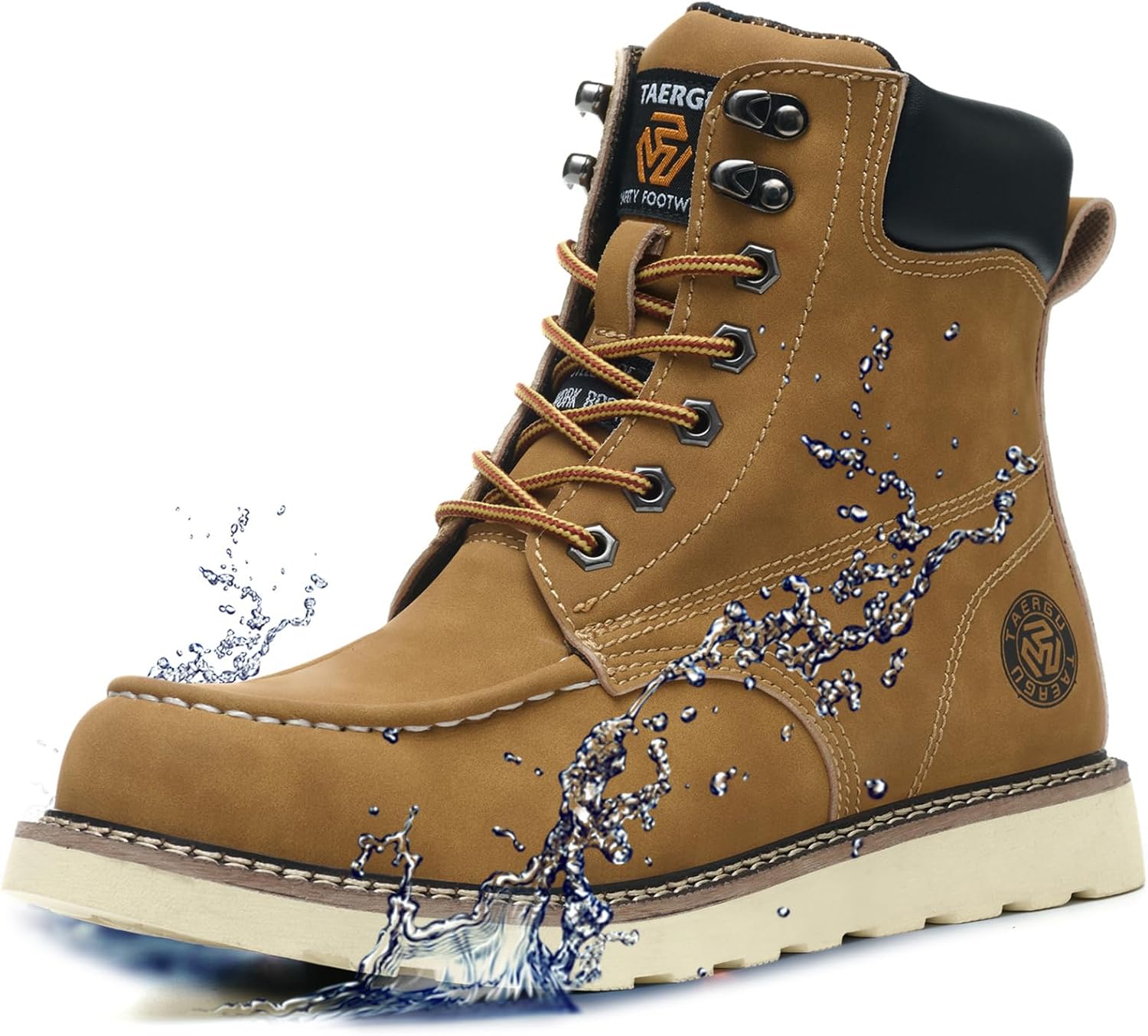 Steel Toe Boots for Men - Durable Non-Slip Work Footwear