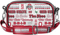 Clear Crossbody Bag 2L Capacity - Team Logo Stripe