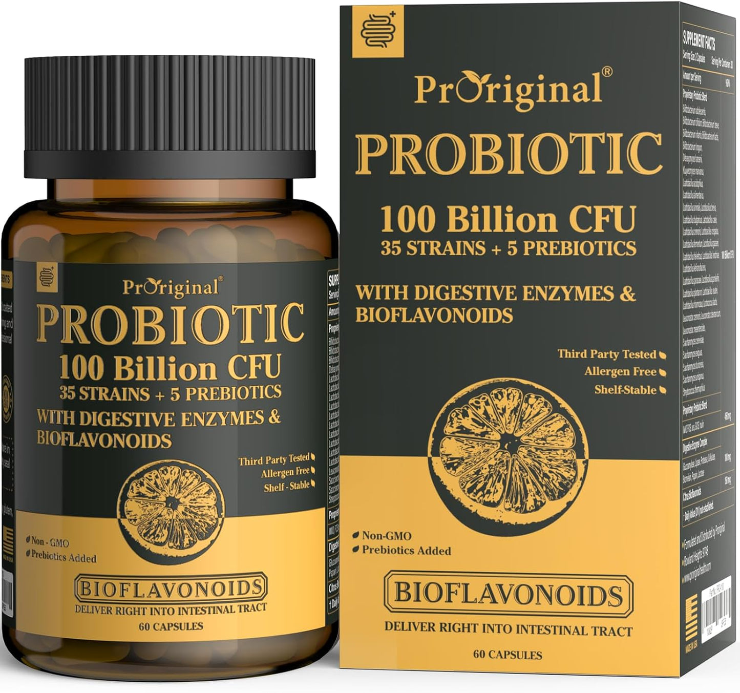 Probiotics with Prebiotics for Gut Health - 100 Billion CFU