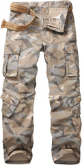Womens Cargo Pants with Pockets - Ripstop Combat Cargo Trousers