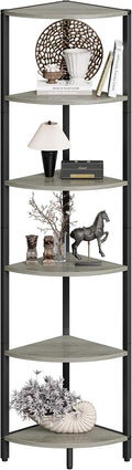 6 Tier Corner Shelf 63.1in Tall Ladder Corner Storage Shelf