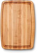 Maple Edge-Grain Cutting Board 20x14 1.5in - Reversible Butcher Block