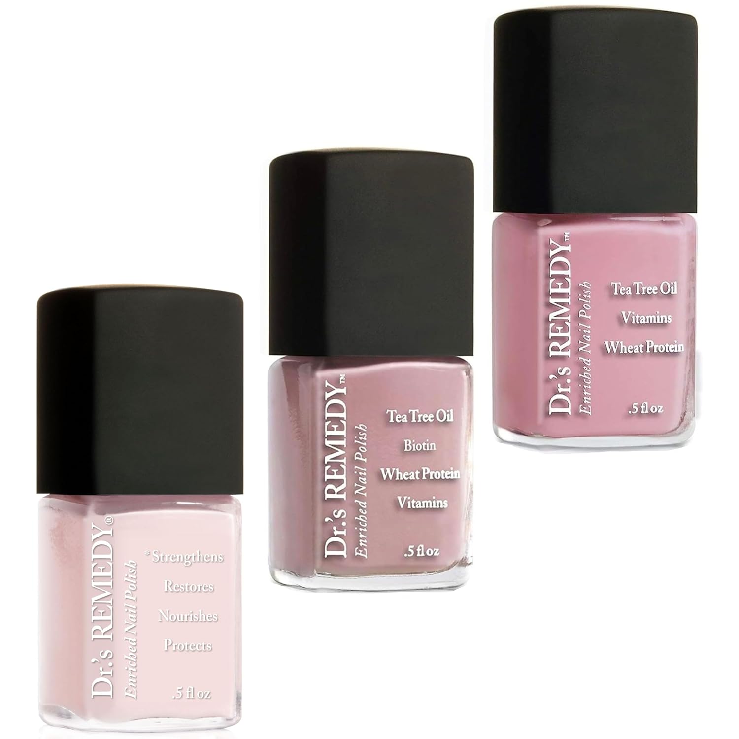 Dr.'s Remedy 3 Pack Nail Polish Kit for Stronger Nails