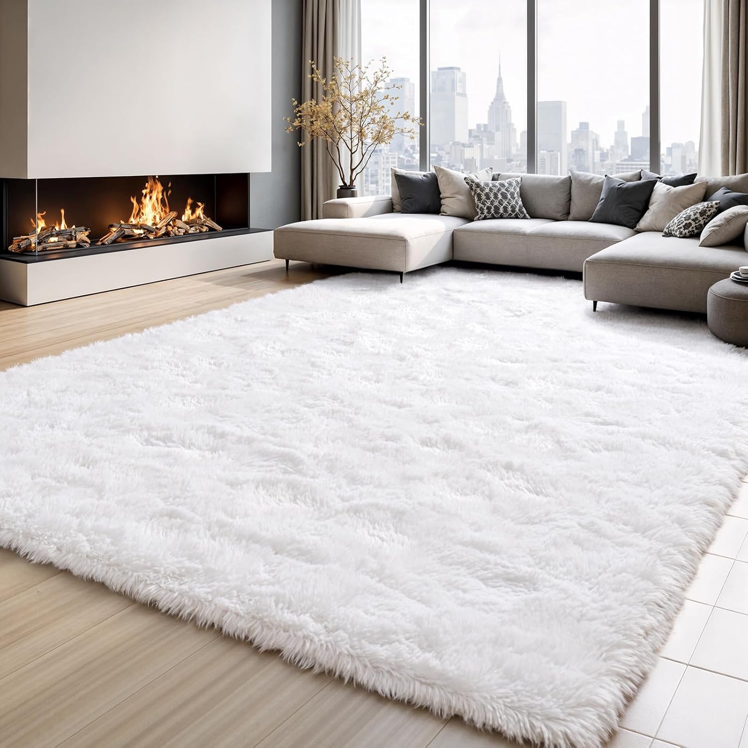 Ultra Soft Fluffy Area Rugs for Bedroom Living Room Decor