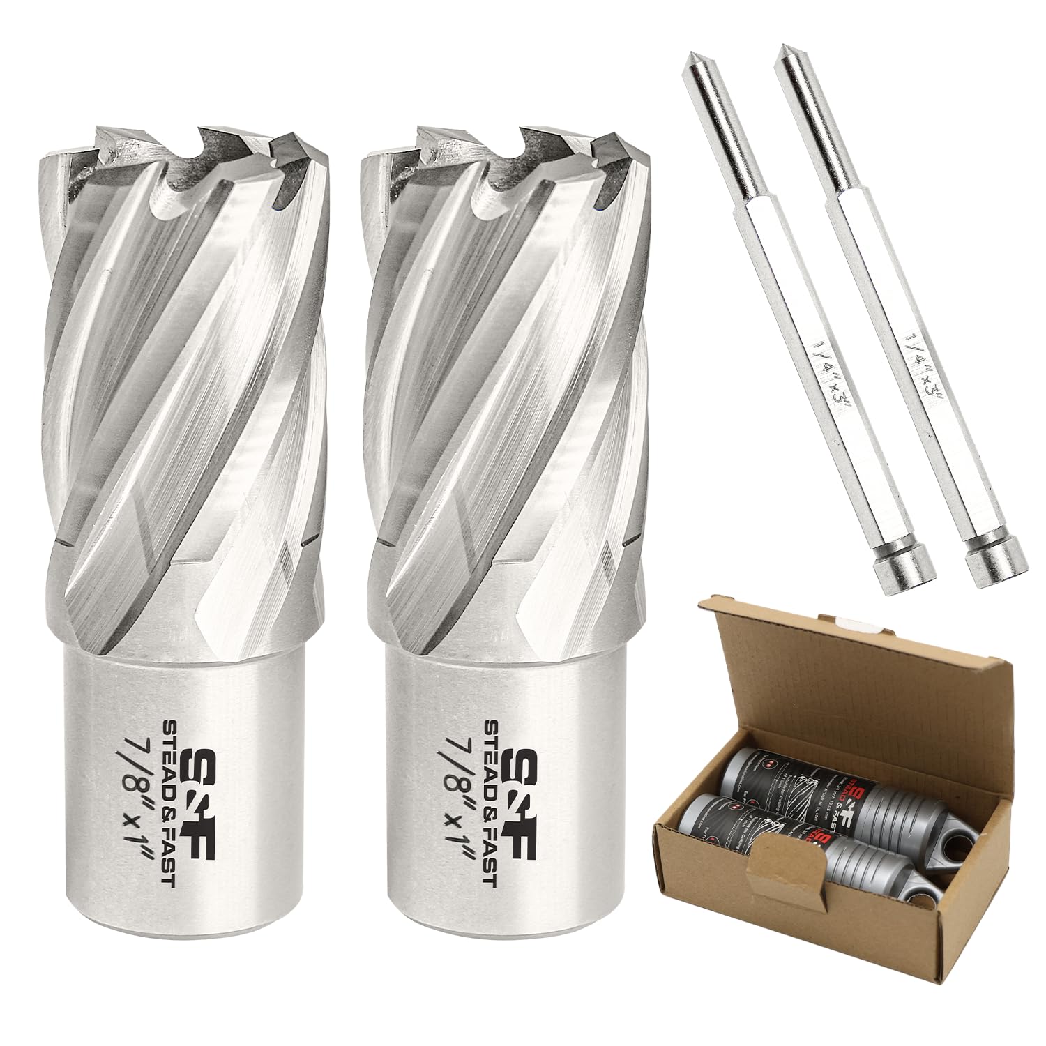 S&F STEAD & FAST Annular Cutter Set for Magnetic Drill Press