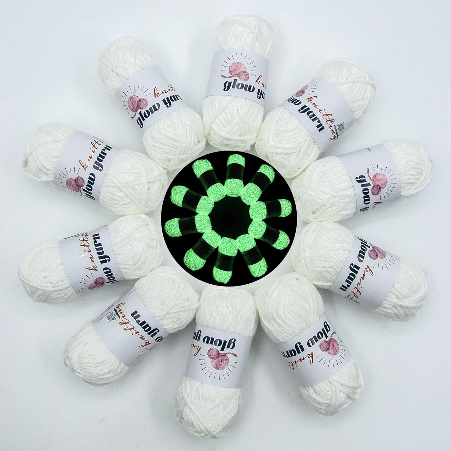 Glow in The Dark Crochet Yarn - Perfect for DIY Projects