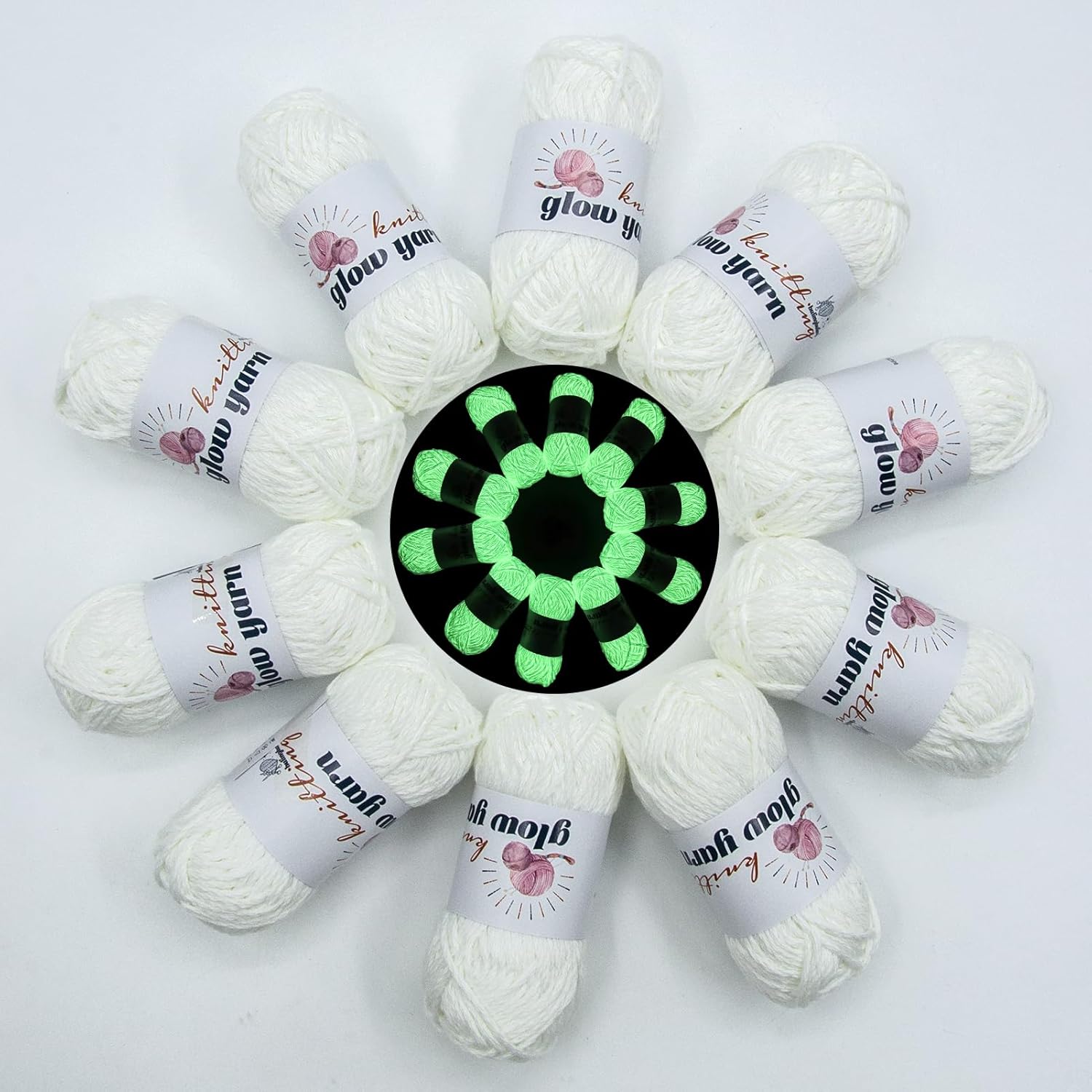 Glow in The Dark Crochet Yarn - Perfect for DIY Projects