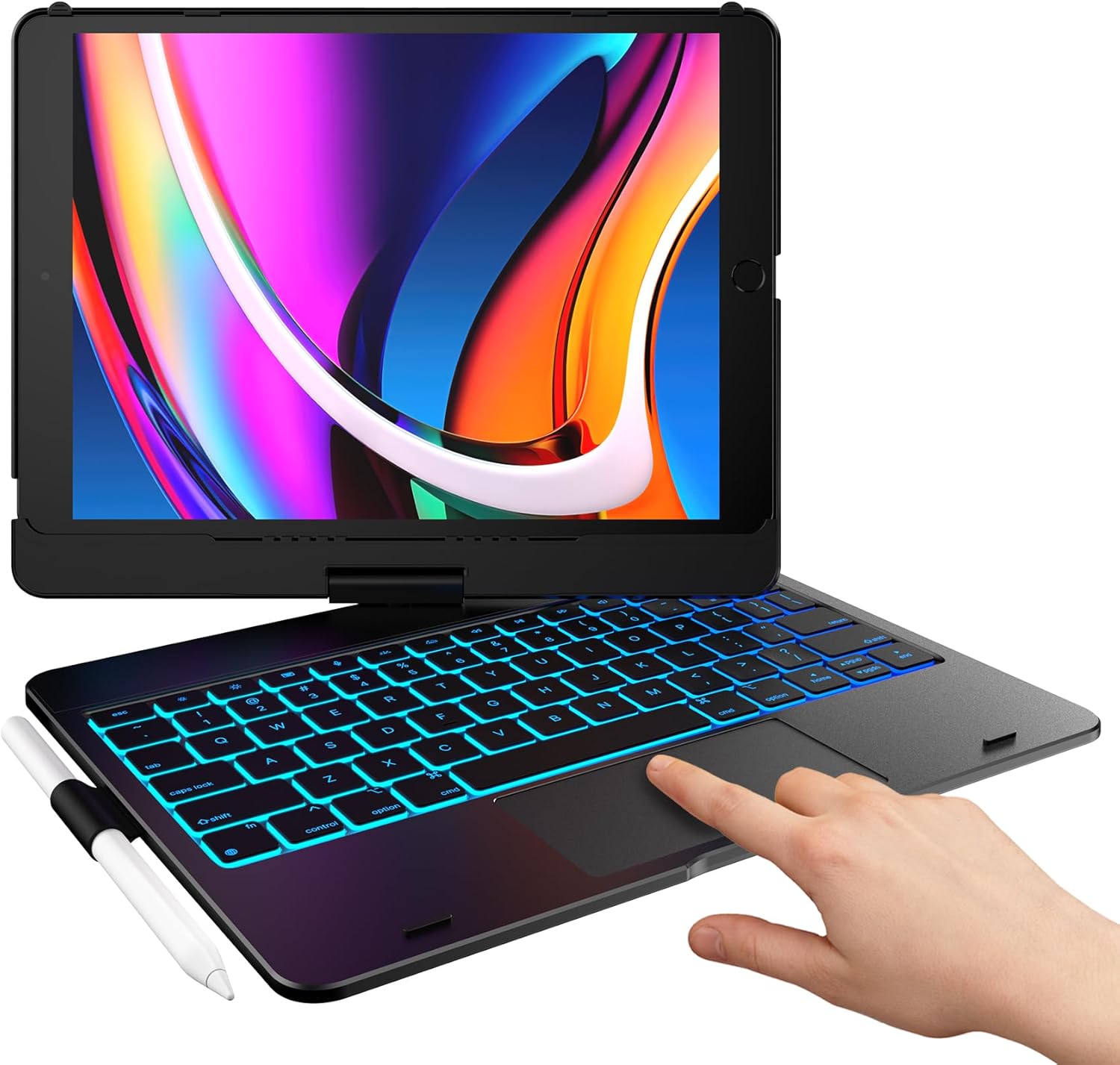 Typecase Touch for iPad 9th Gen Case with Keyboard and Trackpad