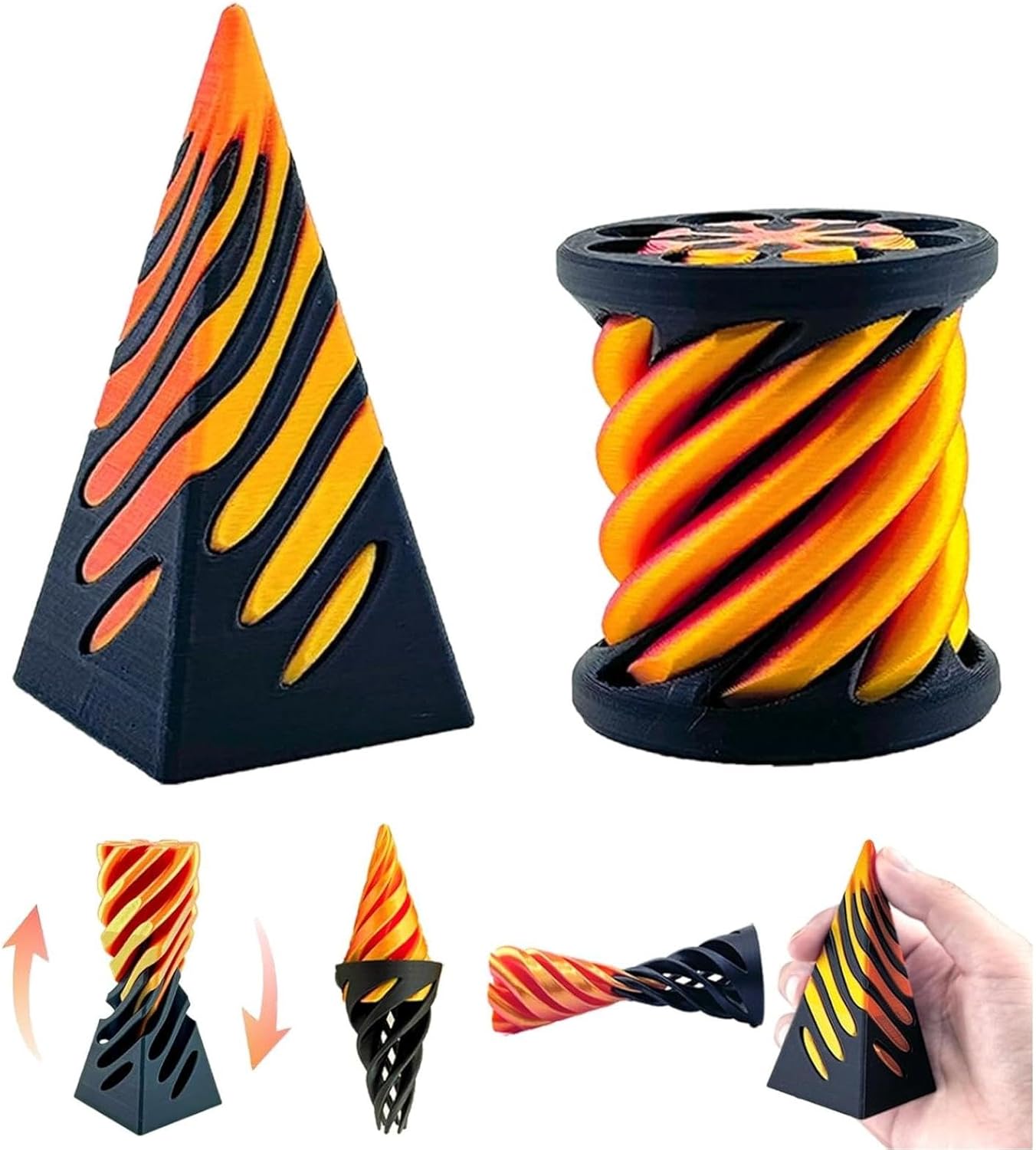 Stress-Relief Spiral Fidget Toy Set