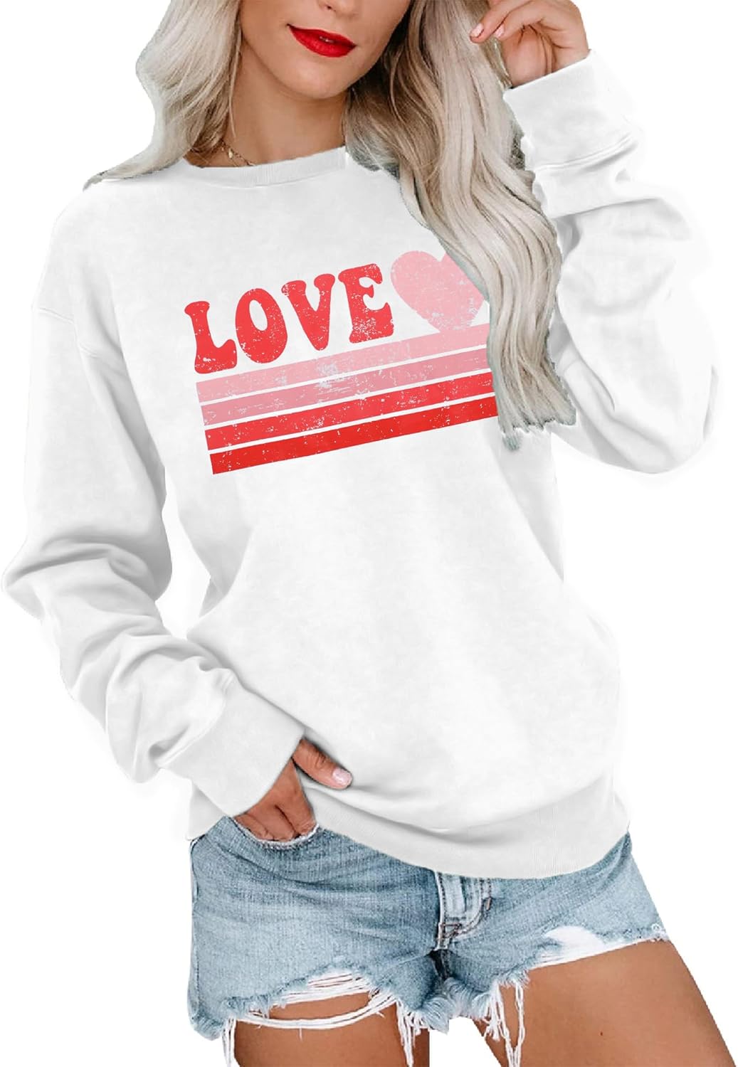 Love-Infused Heart Sweatshirt by LUKYCILD
