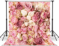 Flower Wall Backdrop 10x10FT Floral Back Drop Rose Banner - Photo