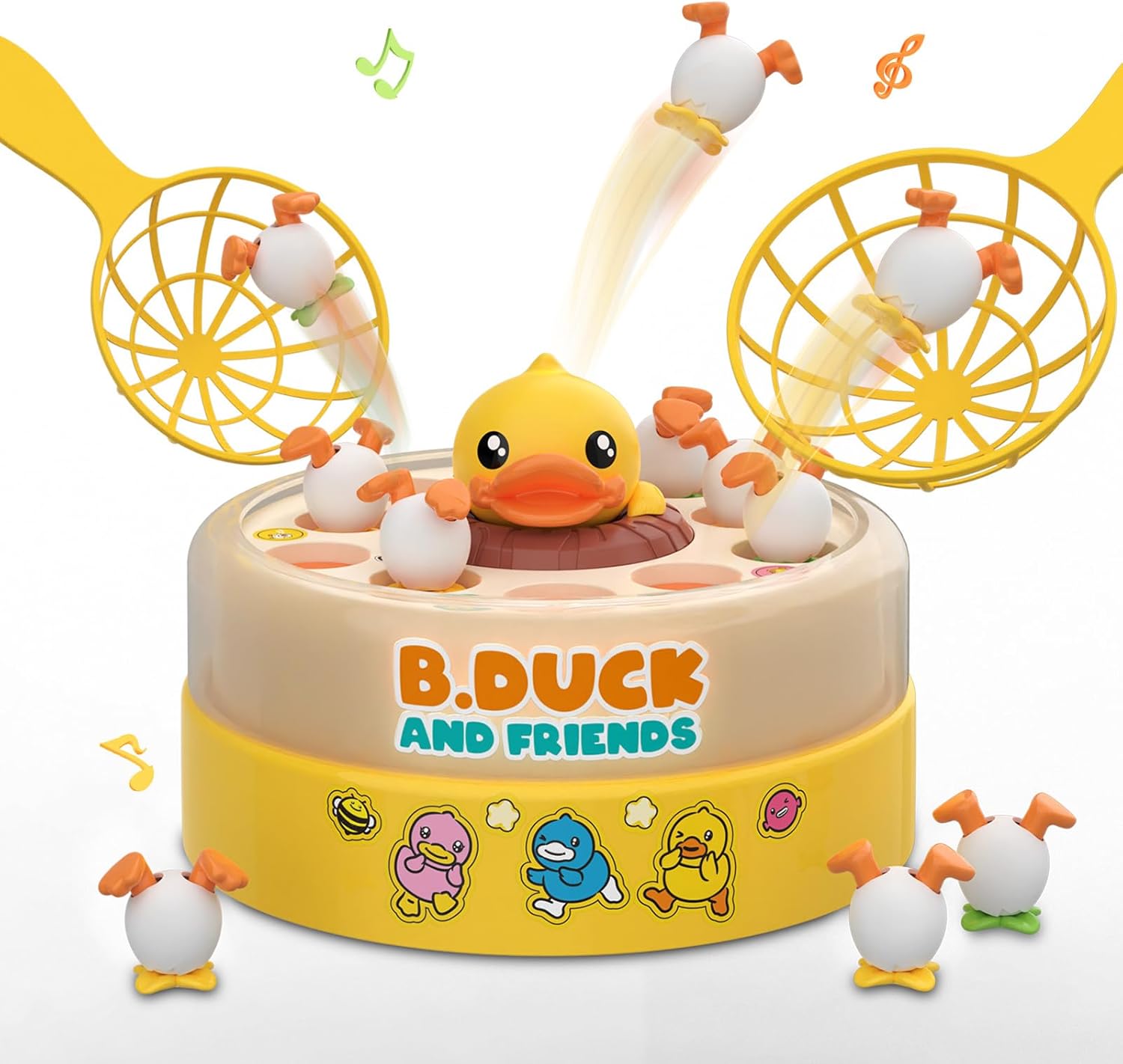 B.Duck Catch & Bounce Game Set - Fun for Kids 3-8!
