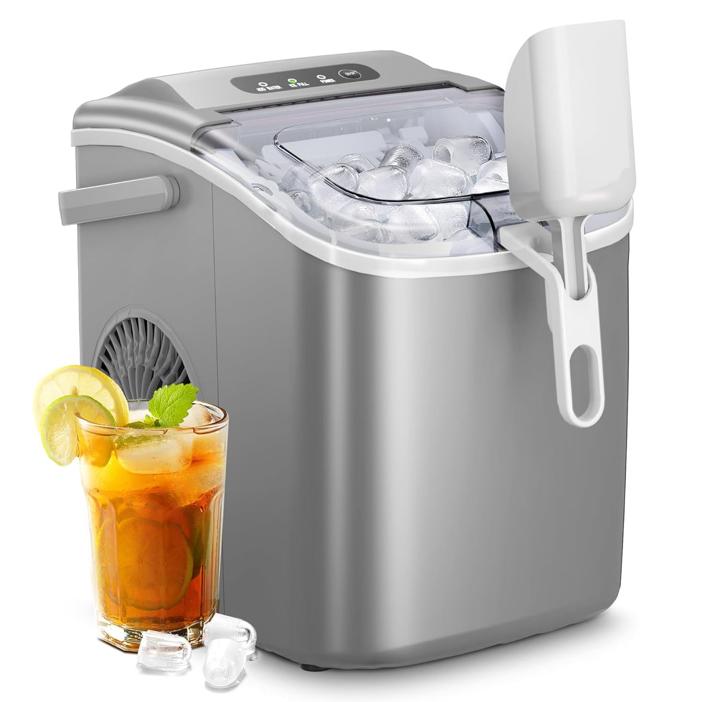 AGLUCKY Portable Ice Maker for Home and Office Efficient Ice Making