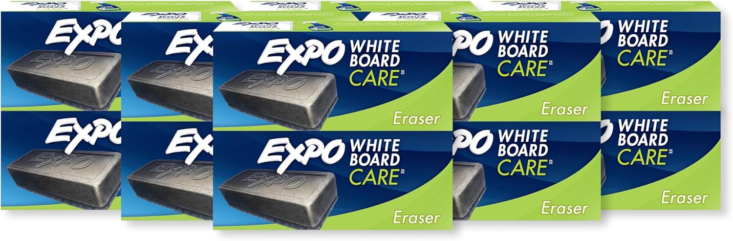 EXPO Soft Pile Dry Block Eraser for Quick Markings Removal