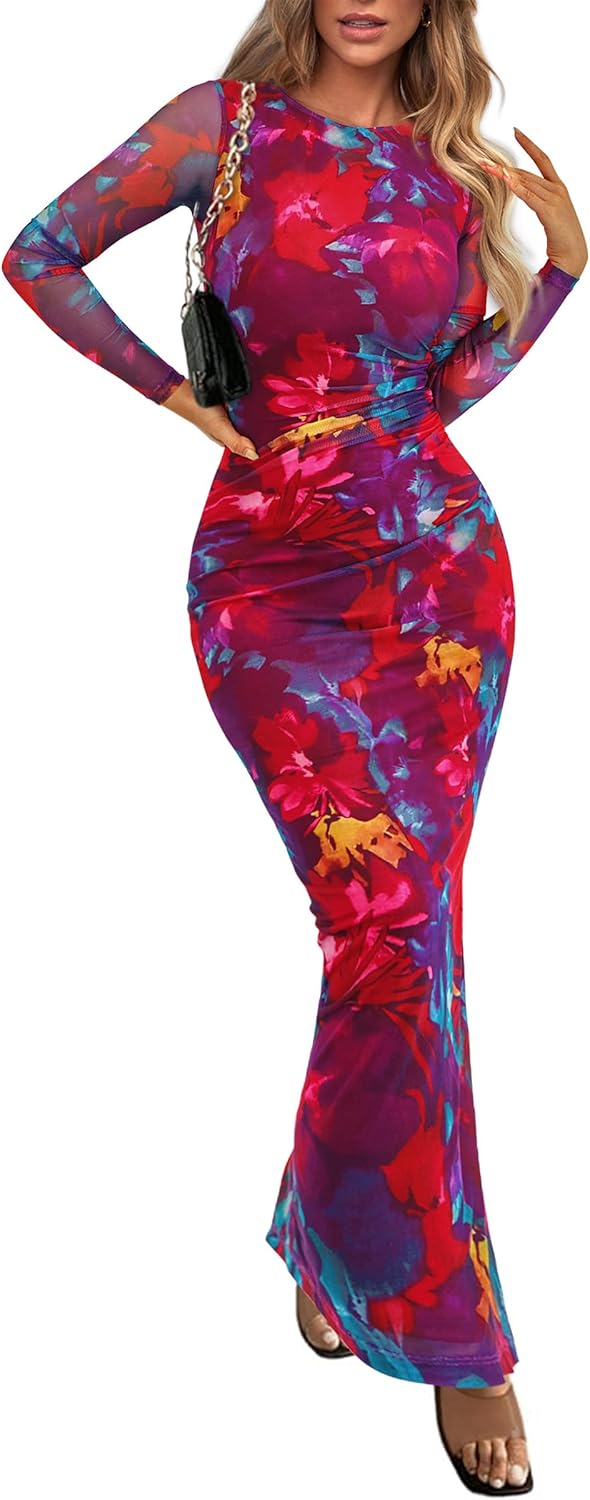 PRETTYGARDEN Women's Bodycon Maxi Dress for All Occasions