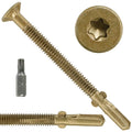 #10 x 2 Trailer Deck Screws Self-Tapping Reamer Tek Screws - For Wood